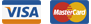 Visa and Mastercard accepted